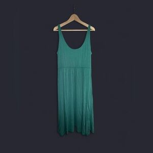 A New Day Teal Green Sleeveless Scoop Neck Sundress